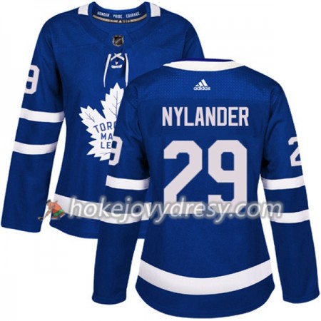Dámské Hokejový Dres Toronto Maple Leafs William Nylander 29 Adidas 2017-2018 Modrá Authentic